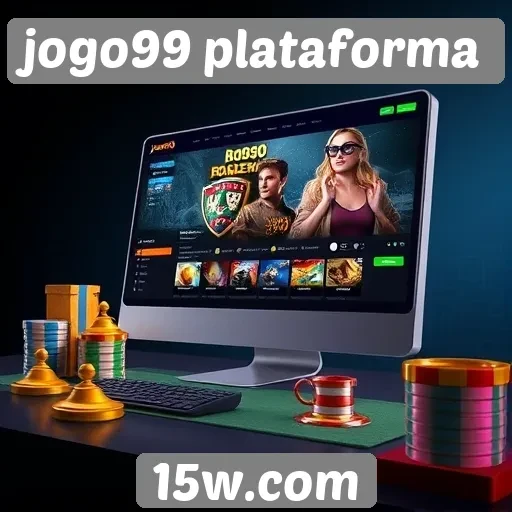 Interface do usuário do jogo99 plataforma em destaque
